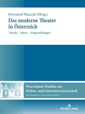 cover image of Das moderne Theater in Oesterreich